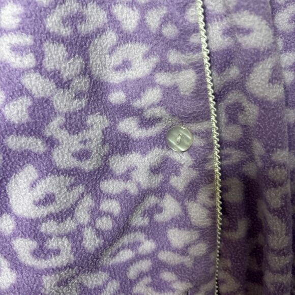 Great Northwest Clothing Company Sleepwear Medium Purple Fleece Pajama Set - Picture 2 of 7